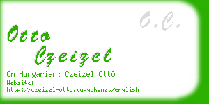 otto czeizel business card